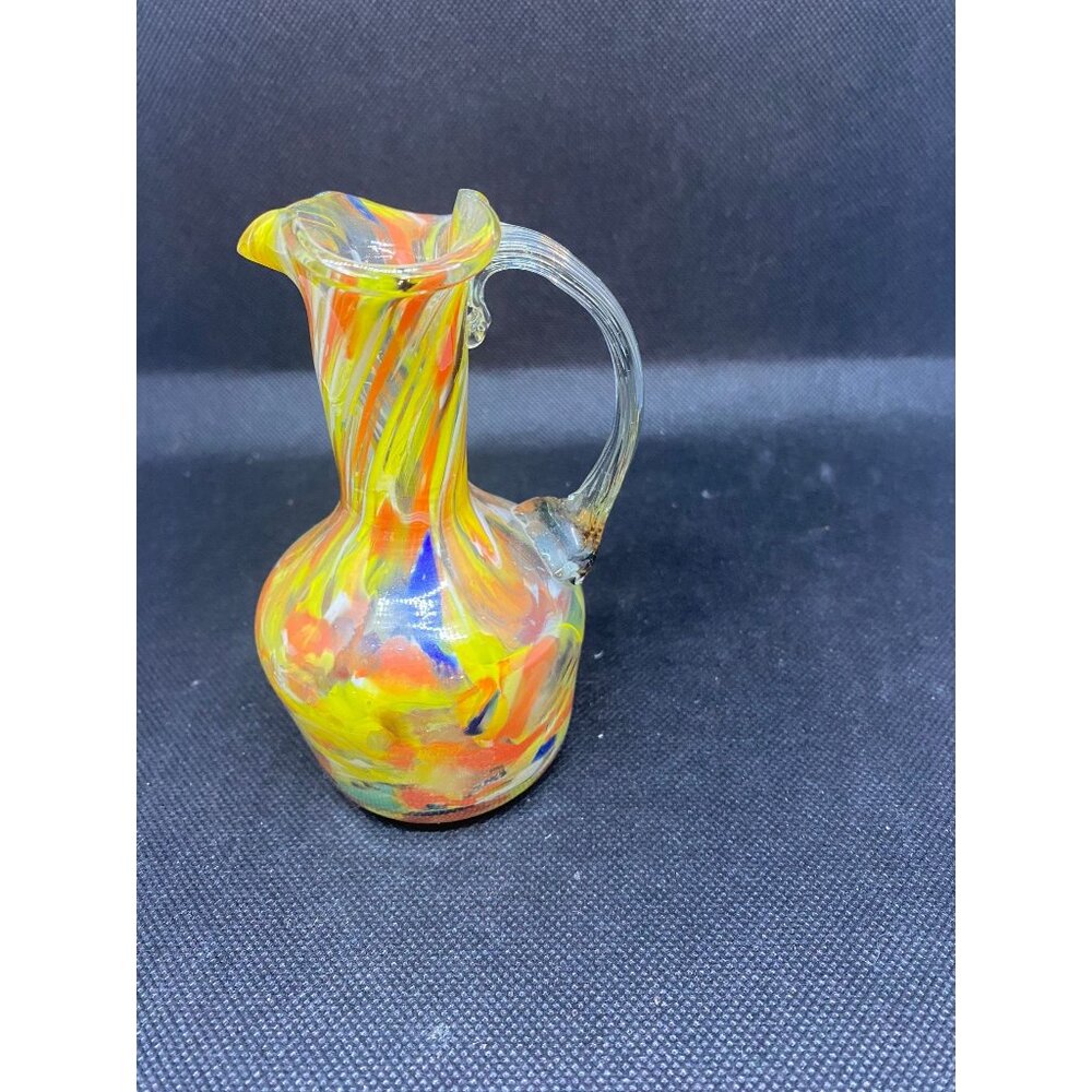 Multi Colored Small Pitcher